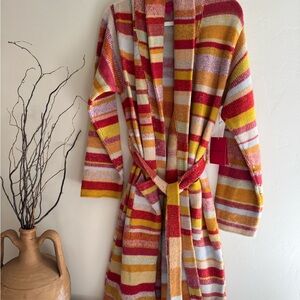 NWT The Elder Statesman Vibrant Super Soft Robe